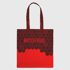 Шоппер 3D с принтом Battlefield 2042 - Hexagon в Белгороде, 100% полиэстер | Плотность: 200 г/м2; Размер: 34×35 см; Высота лямок: 30 см | 2042 | battle | battlefield | fps | game | games | logo | portal | royale | shooter | батлфилд | битва | игра | игры | королевская | лого | портал | соты | шутер