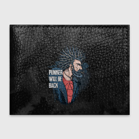 Обложка для студенческого билета с принтом Punker в Белгороде, натуральная кожа | Размер: 11*8 см; Печать на всей внешней стороне | Тематика изображения на принте: анархия | арт | графика | мужчина | панк | рок | рокер | человек