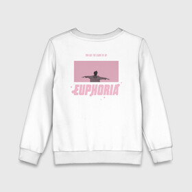 Детский свитшот хлопок с принтом EUPHORIA | BTS | PINK Edition  в Белгороде, 100% хлопок | круглый вырез горловины, эластичные манжеты, пояс и воротник | Тематика изображения на принте: bighit | bts | butter | k pop | love yourself | music | битиэс | бойсбенд | бтс | кейпоп | корея | чимин | эйфория