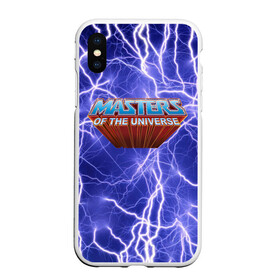 Чехол для iPhone XS Max матовый с принтом Masters of the Universe | Logo | Лого (Z) в Белгороде, Силикон | Область печати: задняя сторона чехла, без боковых панелей | he man | logo | masters of the universe | mult | she ra | властелины вселенной | лого | логотип | мульт | мультфильм