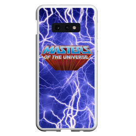 Чехол для Samsung S10E с принтом Masters of the Universe | Logo | Лого (Z) в Белгороде, Силикон | Область печати: задняя сторона чехла, без боковых панелей | Тематика изображения на принте: he man | logo | masters of the universe | mult | she ra | властелины вселенной | лого | логотип | мульт | мультфильм