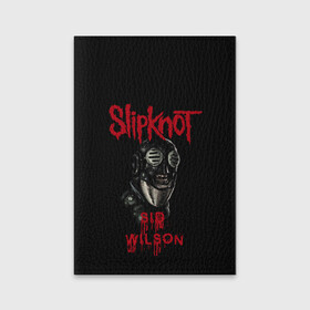 Обложка для паспорта матовая кожа с принтом SID WILSON | SLIPKNOT | СЛИПКНОТ (Z) в Белгороде, натуральная матовая кожа | размер 19,3 х 13,7 см; прозрачные пластиковые крепления | Тематика изображения на принте: rock | sid wilson | slipknot | петля | рок | сид вилсон | скользящий узел | слипкнот | тяжелый рок | удавка