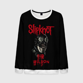 Мужской свитшот 3D с принтом SID WILSON | SLIPKNOT | СЛИПКНОТ (Z) в Белгороде, 100% полиэстер с мягким внутренним слоем | круглый вырез горловины, мягкая резинка на манжетах и поясе, свободная посадка по фигуре | rock | sid wilson | slipknot | петля | рок | сид вилсон | скользящий узел | слипкнот | тяжелый рок | удавка