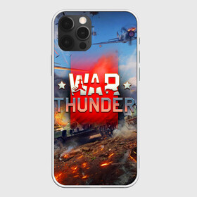 Чехол для iPhone 12 Pro с принтом WAR THUNDER / ВАР ТАНДЕР  в Белгороде, силикон | область печати: задняя сторона чехла, без боковых панелей | game | war thunder | warthunder | world of tanks | wot | вар тандер | война | вот | игры | корабли | мир танков. | онлайн игра | самолеты | танки