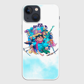 Чехол для iPhone 13 mini с принтом Новый Мир | One Piece. Большой куш в Белгороде,  |  | anime | manga | monkey d. luffy | one piece | аниме | большой куш | ван пис | вон пис | гол д. роджер | кайдо | король пиратов | луфи | луффи | манга | манки д. луффи | нами | нико робин | пират | портгас д. эйс | ророноа зоро