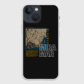 Чехол для iPhone 13 mini с принтом Мирамар в Белгороде,  |  | battle royale | game | games | playerunknowns battlegrounds | pubg | батл роял | баттлграунд анноун | игра | игры | паб джи | пабжи
