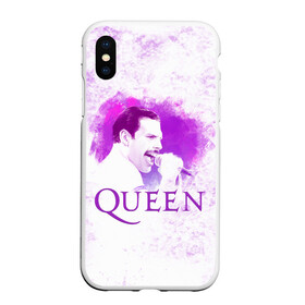 Чехол для iPhone XS Max матовый с принтом Freddie Mercury | Queen (Z) в Белгороде, Силикон | Область печати: задняя сторона чехла, без боковых панелей | freddie mercury | music | queen | брайан мэй | глэм рок | джон дикон | квин | королева | музыка | поп рок | роджер тейлор | фредди меркьюри | хард рок