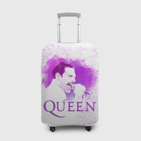 Чехол для чемодана 3D с принтом Freddie Mercury | Queen (Z) в Белгороде, 86% полиэфир, 14% спандекс | двустороннее нанесение принта, прорези для ручек и колес | freddie mercury | music | queen | брайан мэй | глэм рок | джон дикон | квин | королева | музыка | поп рок | роджер тейлор | фредди меркьюри | хард рок