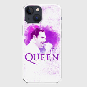 Чехол для iPhone 13 mini с принтом Freddie Mercury | Queen (Z) в Белгороде,  |  | freddie mercury | music | queen | брайан мэй | глэм рок | джон дикон | квин | королева | музыка | поп рок | роджер тейлор | фредди меркьюри | хард рок