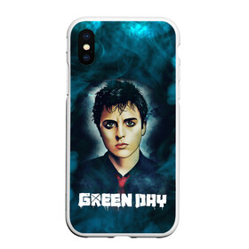 Чехол для iPhone XS Max матовый с принтом Billie | GreenDay | ГринДай (Z) в Белгороде, Силикон | Область печати: задняя сторона чехла, без боковых панелей | billie joe armstrong | greenday | rock | альтернативный | билли джо армстронг | гриндей | зеленый день | майк дёрнт | музыка | панк рок | поп панк | рок | тре кул