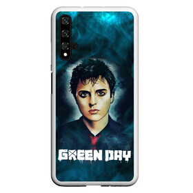 Чехол для Honor 20 с принтом Billie | GreenDay | ГринДай (Z) в Белгороде, Силикон | Область печати: задняя сторона чехла, без боковых панелей | Тематика изображения на принте: billie joe armstrong | greenday | rock | альтернативный | билли джо армстронг | гриндей | зеленый день | майк дёрнт | музыка | панк рок | поп панк | рок | тре кул