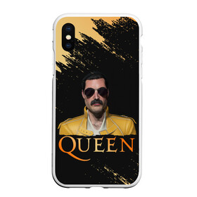 Чехол для iPhone XS Max матовый с принтом Фредди Меркьюри | Freddie Mercury (Z) в Белгороде, Силикон | Область печати: задняя сторона чехла, без боковых панелей | freddie mercury | music | queen | брайан мэй | глэм рок | джон дикон | квин | королева | музыка | поп рок | роджер тейлор | фредди меркьюри | хард рок