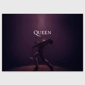 Поздравительная открытка с принтом Freddie Mercury | Queen (Z) в Белгороде, 100% бумага | плотность бумаги 280 г/м2, матовая, на обратной стороне линовка и место для марки
 | freddie mercury | music | queen | брайан мэй | глэм рок | джон дикон | квин | королева | музыка | поп рок | роджер тейлор | фредди | фредди меркьюри | фреди | хард рок
