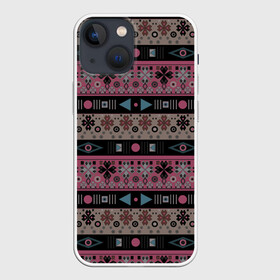 Чехол для iPhone 13 mini с принтом Этнический полосатый орнамент в Белгороде,  |  | абстрактный | африканский узор | геометрический узор | орнамент | полосы | текстура | шаблон