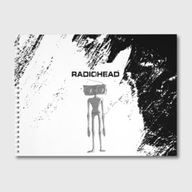 Альбом для рисования с принтом Radiohead | Радиохед (Z) в Белгороде, 100% бумага
 | матовая бумага, плотность 200 мг. | radiohead | thomas edward yorke | альтернативный рок | арт рок | джонни гринвуд | инди рок | колин гринвуд | том йорк | фил селуэй | эд о’брайен | экспериментальный рок | электронная музыка