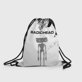 Рюкзак-мешок 3D с принтом Radiohead | Радиохед (Z) в Белгороде, 100% полиэстер | плотность ткани — 200 г/м2, размер — 35 х 45 см; лямки — толстые шнурки, застежка на шнуровке, без карманов и подкладки | radiohead | thomas edward yorke | альтернативный рок | арт рок | джонни гринвуд | инди рок | колин гринвуд | том йорк | фил селуэй | эд о’брайен | экспериментальный рок | электронная музыка