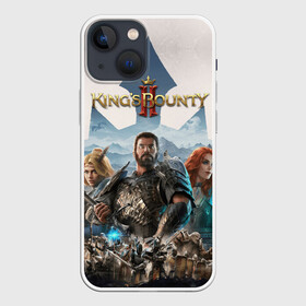 Чехол для iPhone 13 mini с принтом Kings Bounty 2 трио в Белгороде,  |  | games | kings bounty 2 | knight | magic | pc | playstation | rpg | sword | xbox | игры | иксбокс | королевская награда | магия | меч | пк | плейстешен | рпг | рыцарь
