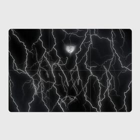 Магнитный плакат 3Х2 с принтом Разбитое сердце в Белгороде, Полимерный материал с магнитным слоем | 6 деталей размером 9*9 см | Тематика изображения на принте: иероглифы | луна | молния | сердце | сердце разбитое | черно белый