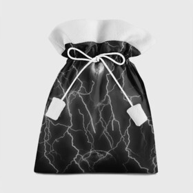 Подарочный 3D мешок с принтом Разбитое сердце в Белгороде, 100% полиэстер | Размер: 29*39 см | Тематика изображения на принте: иероглифы | луна | молния | сердце | сердце разбитое | черно белый