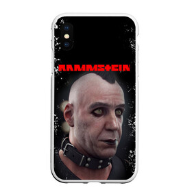 Чехол для iPhone XS Max матовый с принтом RAMMSTEIN | РАМШТАЙН (Z) в Белгороде, Силикон | Область печати: задняя сторона чехла, без боковых панелей | lindemann | lm | rammstein | rock | кристиан лоренц | линдеманн | лм | музыка | рамштайн | рок | тилль линдеманн