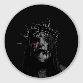 Коврик для мышки круглый с принтом Joey Jordison в Белгороде, резина и полиэстер | круглая форма, изображение наносится на всю лицевую часть | alternative | metall | music | rock | slipknot | slipnot | альтернатива | металл | музыка | рок | слипкнот | слипнот