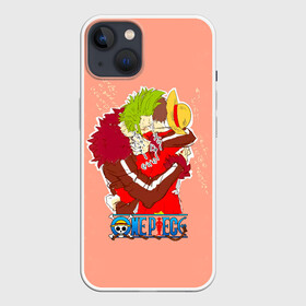 Чехол для iPhone 13 с принтом Бартоломео и Луффи One Piece в Белгороде,  |  | anime | bartolomeo | manga | monkey d. luffy | one piece | альфаромео | аниме | бартоломео | большой куш | ван пис | вон пис | каннибал | капитан | клуб барто | луси | луфи | луффи | манга | манки д. луффи | мугивара | пират