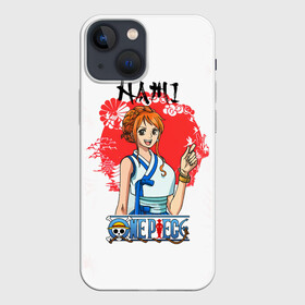 Чехол для iPhone 13 mini с принтом Нами One Piece. Большой куш в Белгороде,  |  | anime | manga | one piece | аниме | большой куш | ван пис | великий флот соломенной шляпы | вон пис | девушка с рыжими волосами | король пиратов | кошка воровка | манга | навигатор | нами | намидзо | о нами