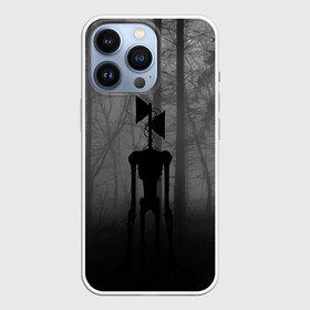 Чехол для iPhone 13 Pro с принтом Сиреноголовый Siren Head Игра в Белгороде,  |  | forest | games | monster | night | siren head | детям | игры | лес | монстр | надпись | ночь | сирена | сиреноголовый | солнце | страшилка | текст | темно | туман | ужастик | хоррор