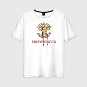 Женская футболка хлопок Oversize с принтом RimWorld римворлд в Белгороде, 100% хлопок | свободный крой, круглый ворот, спущенный рукав, длина до линии бедер
 | rimworld | игра | компьютерная игра | научно фантастическая | римворлд