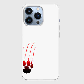 Чехол для iPhone 13 Pro с принтом След зверя в Белгороде,  |  | зверь | когти | след | хищник | царапина