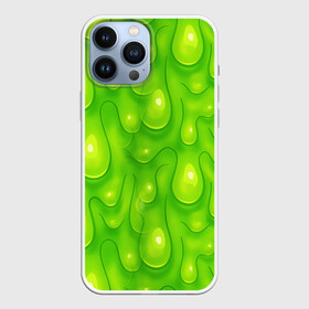 Чехол для iPhone 13 Pro Max с принтом СЛИЗЬ   SLIME   ТЕКСТУРА в Белгороде,  |  | pattern | slime | желе | жидкость | зеленый | мерзко. | слизь | сопли | текстура | узор