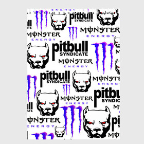 Скетчбук с принтом PITBULL SYNDICATE X MONSTER в Белгороде, 100% бумага
 | 48 листов, плотность листов — 100 г/м2, плотность картонной обложки — 250 г/м2. Листы скреплены сверху удобной пружинной спиралью | Тематика изображения на принте: games | monster energy | pitbull syndicate | игры | питбудь синдикат | питбуль | разработчик игр | собака | энергетик. | эрик давидыч