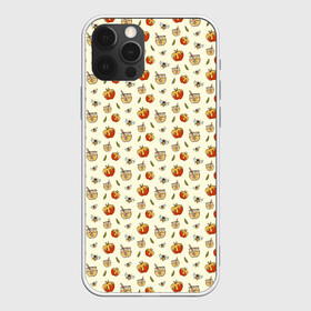 Чехол для iPhone 12 Pro Max с принтом Яблоки и мёд в Белгороде, Силикон |  | apples | art | background | bees | drawings | honey | pattern | texture | арт | мед | паттерн | пчелы | рисунки | текстура | фон | яблоки