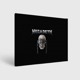 Холст прямоугольный с принтом Megadeth в Белгороде, 100% ПВХ |  | Тематика изображения на принте: megadeth | rock | trash metal | мега | мегадетх | метал | рок