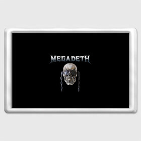 Магнит 45*70 с принтом Megadeth в Белгороде, Пластик | Размер: 78*52 мм; Размер печати: 70*45 | Тематика изображения на принте: megadeth | rock | trash metal | мега | мегадетх | метал | рок