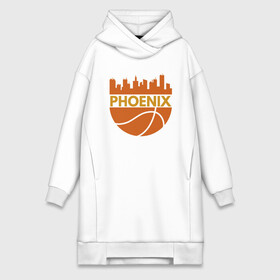 Платье-худи хлопок с принтом Phoenix в Белгороде,  |  | basketball | mvp | nba | phoenix | sport | streetball | suns | аризона | баскетбол | игра | крис пол | мяч | нба | санс | спорт | стритбол | тренер | финикс | чемпион