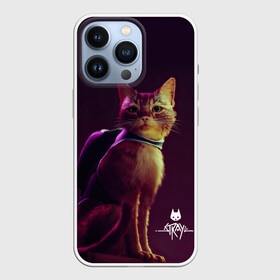 Чехол для iPhone 13 Pro с принтом Stray Game 2021 в Белгороде,  |  | Тематика изображения на принте: 2021 | cat | cyberpunk | game | stray | бродилка | бродить | бродячий | киберпанк | кот | стрей | стрэй