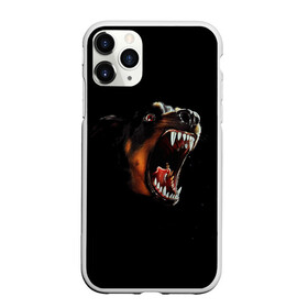 Чехол для iPhone 11 Pro матовый с принтом РОТВЕЙЛЕР в Белгороде, Силикон |  | Тематика изображения на принте: animal | dog | evil | fury | домашние | животные | звери | злой | зубы | клыки | пасть | пес | ротвейлер | собака | ярость