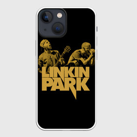 Чехол для iPhone 13 mini с принтом Майк и Честер в Белгороде,  |  | alternative | linkin park | metall | music | rock | альтернатива | линкин парк | майк шинода | металл | музыка | рок | честер беннингтон