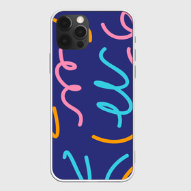 Чехол для iPhone 12 Pro с принтом Одноцветная ячейка в Белгороде, силикон | область печати: задняя сторона чехла, без боковых панелей | крем | радостный праздник | спагетти | хлопок | цветная бумага