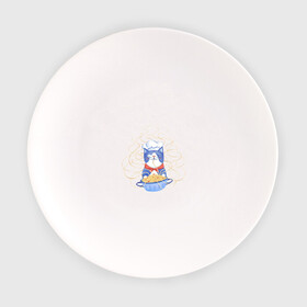 Тарелка с принтом Котик-повар в Белгороде, фарфор | диаметр - 210 мм
диаметр для нанесения принта - 120 мм | Тематика изображения на принте: арт | кот | котик | кошка | макароны | паста | повар | рисунок | спагетти