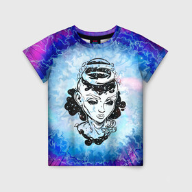 Детская футболка 3D с принтом ГОСПОЖА ГАЛАКТИКА | SPACE GIRL (Z) в Белгороде, 100% гипоаллергенный полиэфир | прямой крой, круглый вырез горловины, длина до линии бедер, чуть спущенное плечо, ткань немного тянется | colors | galaxy | girl | paints | space | абстракция | большой взрыв | вселенная | галактика | госпожа | девушка | женщина | звезда | звезды | космический | краски