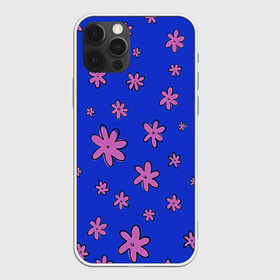 Чехол для iPhone 12 Pro Max с принтом Цветочки рисованные в Белгороде, Силикон |  | fashion | flower | девушкам | детская | детям | мода | ромашки | фэшн | цветок | цветочки | цветы