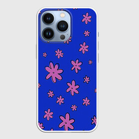 Чехол для iPhone 13 Pro с принтом Цветочки рисованные в Белгороде,  |  | fashion | flower | девушкам | детская | детям | мода | ромашки | фэшн | цветок | цветочки | цветы