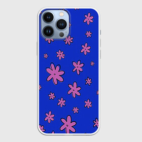 Чехол для iPhone 13 Pro Max с принтом Цветочки рисованные в Белгороде,  |  | fashion | flower | девушкам | детская | детям | мода | ромашки | фэшн | цветок | цветочки | цветы