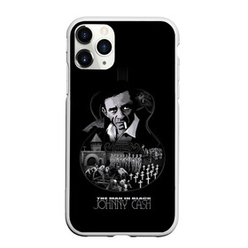 Чехол для iPhone 11 Pro матовый с принтом JOHNNY CASH в Белгороде, Силикон |  | black | blues | cash | dark | guitar | johnny | man | rock | usa | блюз | гитара | джони | джонни | кэш | музыка | разное | рок | сша | человек | черный