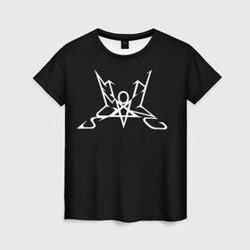 Женская футболка 3D с принтом Summoning в Белгороде, 100% полиэфир ( синтетическое хлопкоподобное полотно) | прямой крой, круглый вырез горловины, длина до линии бедер | band | metal | rock | summoning | группа | метал | рок | саммонинг