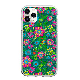 Чехол для iPhone 11 Pro матовый с принтом Поле разноцветных цветков в Белгороде, Силикон |  | красивые цветы | мозаика | мозаика из цветов | природа | узоры | узоры из цветов | цветочки | цветочная | цветы | цветы арт