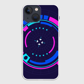 Чехол для iPhone 13 mini с принтом Розовый Синий Киберпанк в Белгороде,  |  | жанр | научный | фантастика | фантастический | цифровые технологии