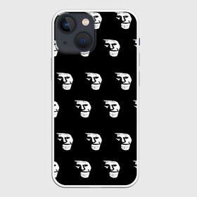 Чехол для iPhone 13 mini с принтом Dark trollface в Белгороде,  |  | Тематика изображения на принте: creepypasta | scary | мем | мрак | троллфейс